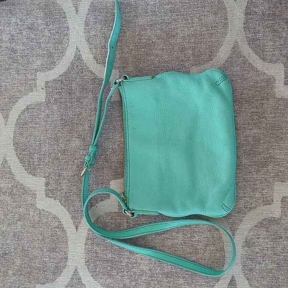 Tiffany Blue Kate Spade Leather Crossbody - Picture 3 of 4